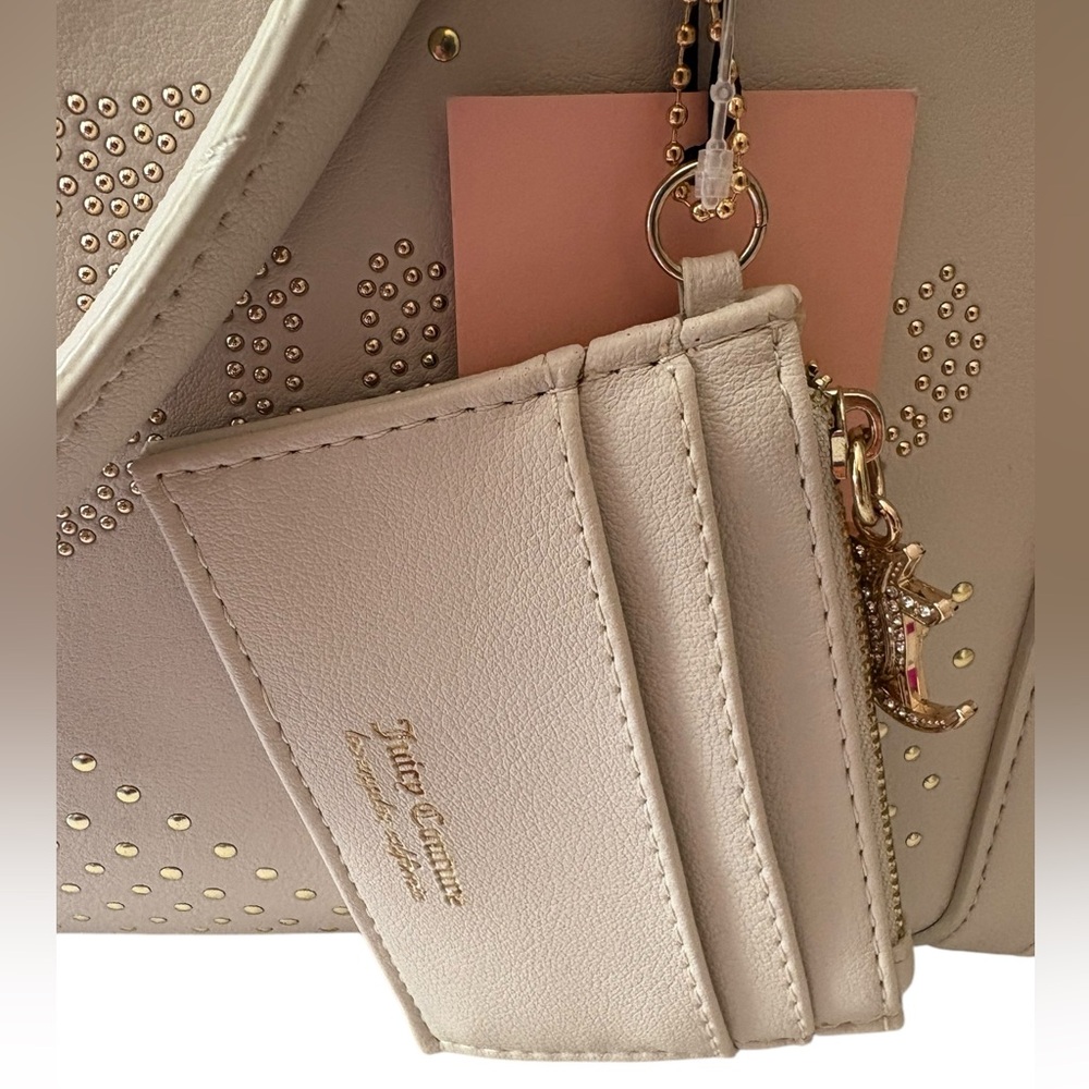 NWT Juicy Couture Lovely Day Tote with Card Holder Elegant - Picture 11 of 16
